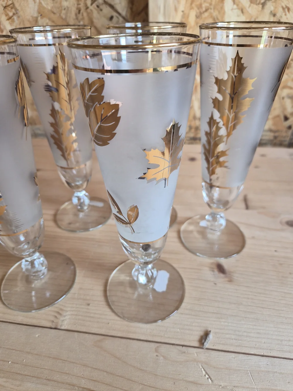 Libbey elegant frosted